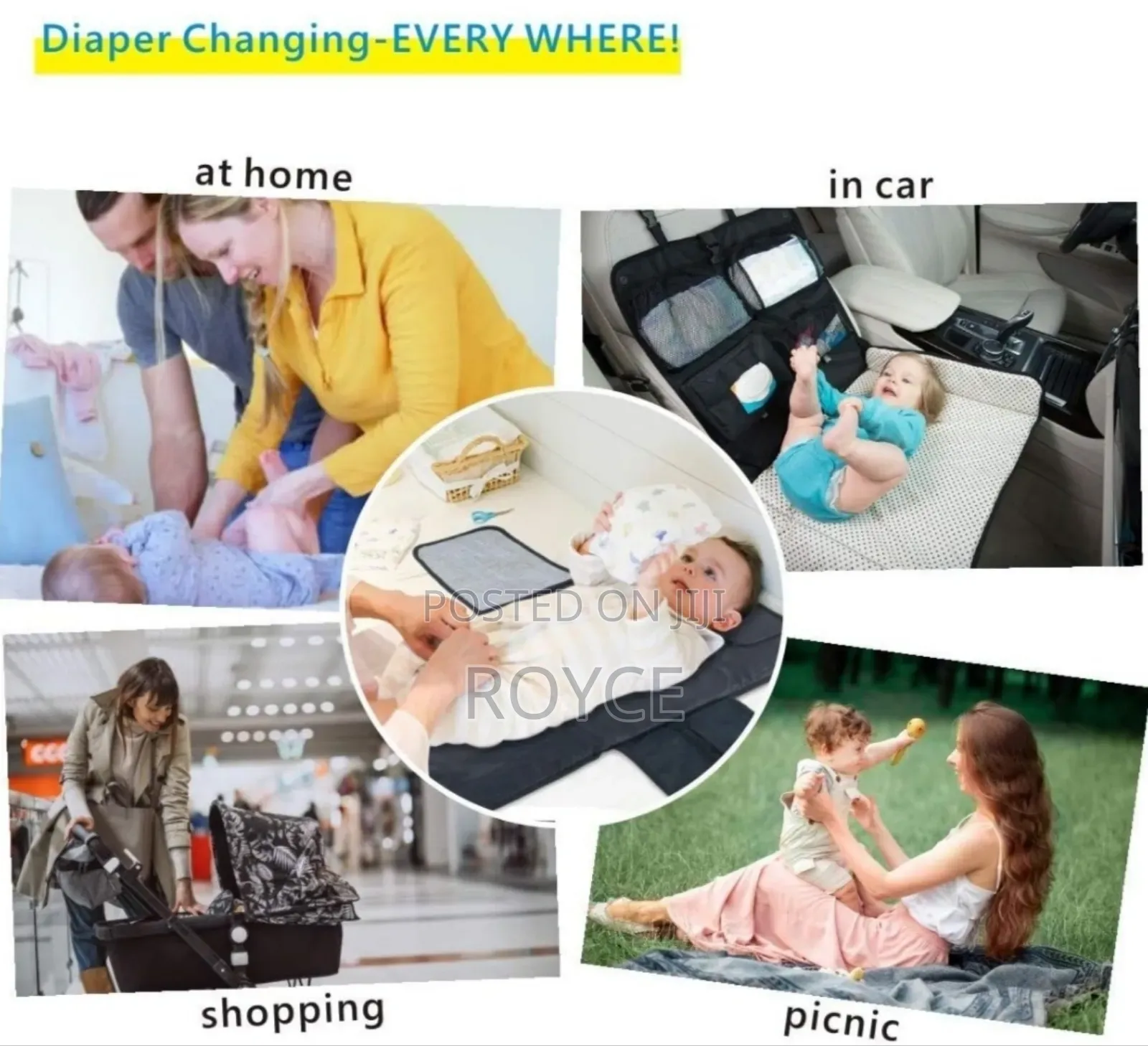 Portable Waterproof Diaper Changing Mat