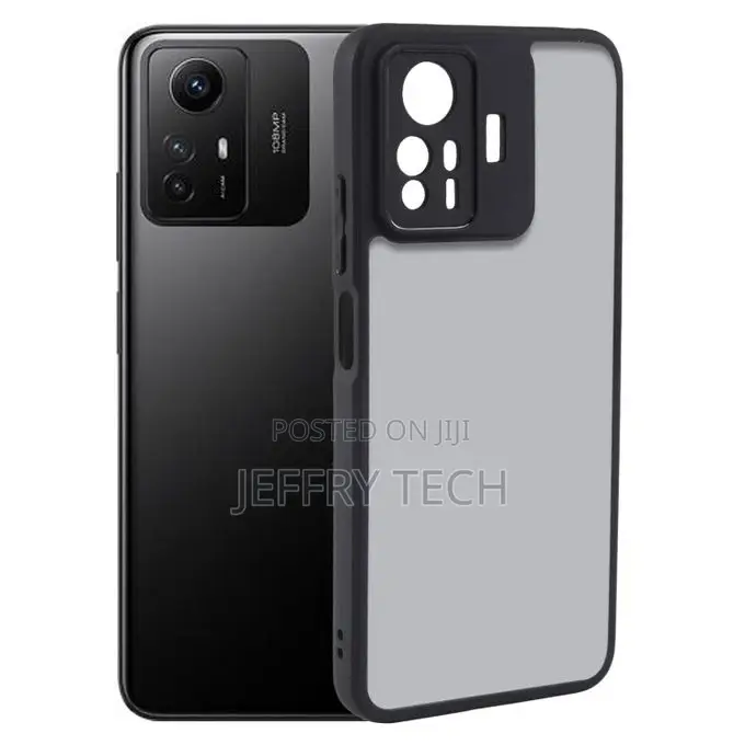 Matte Black Phone Case for Xiaomi Redmi Note 12S 4G