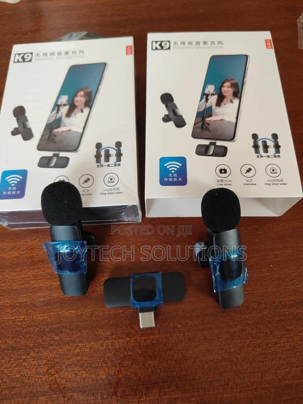 Lightening Usb C Wireless Lapel Lavalier Collar Microphone - main view