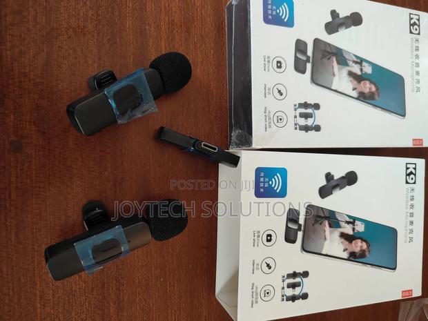 Lightening Usb C Wireless Lapel Lavalier Collar Microphone - thumbnail 2