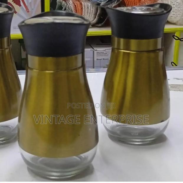 Affordable Stainless Steel Salt Shakers (One Pc) .