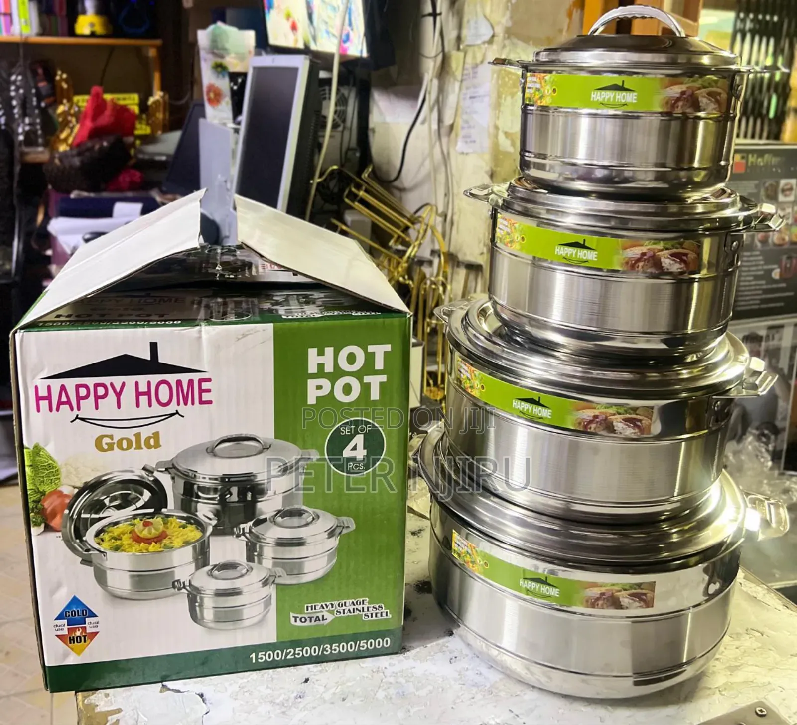 4pcs Hotpot Happy Home