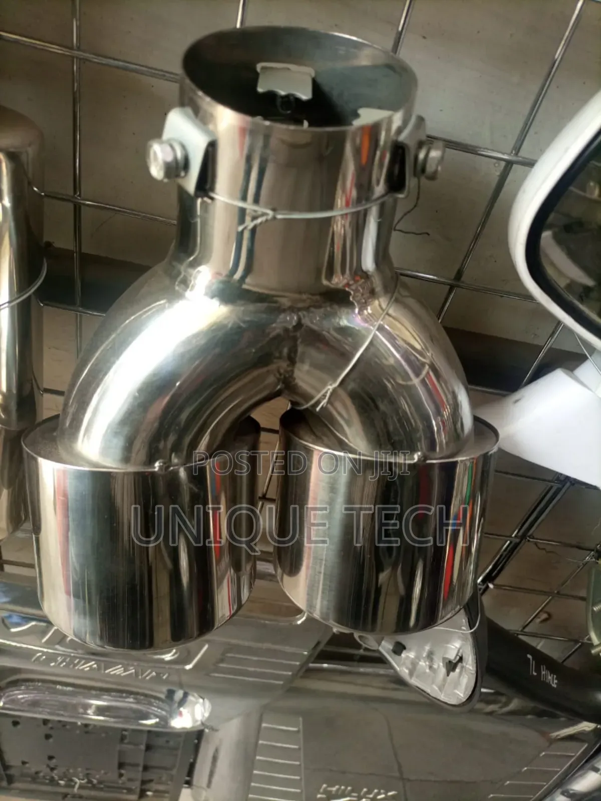 Double Tip Universal Exhaust Extension