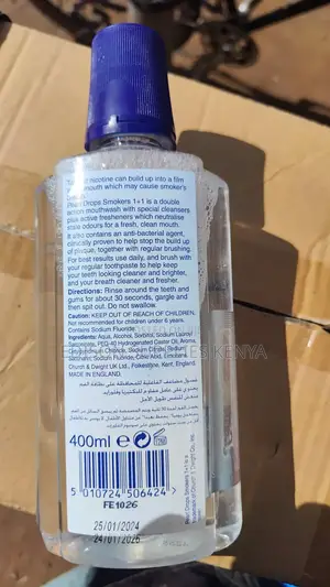 Smokers Mouthwash Pearl Drops Cigarette Smokers Mouthwash