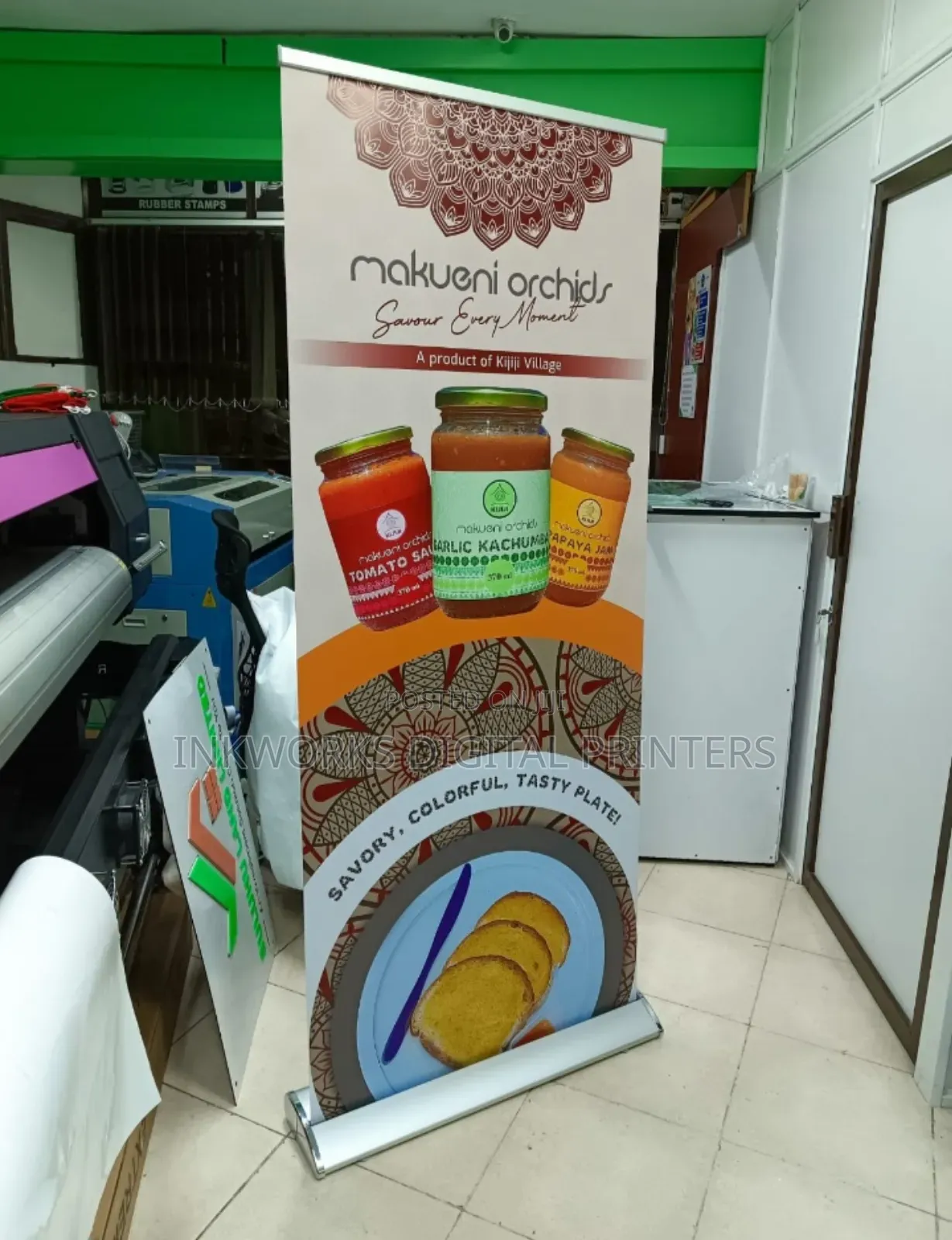 Retractable Broad Base Roll Up Banner Printing