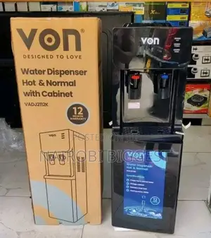 Von Water Dispenser Hot and Cold and Normal Black