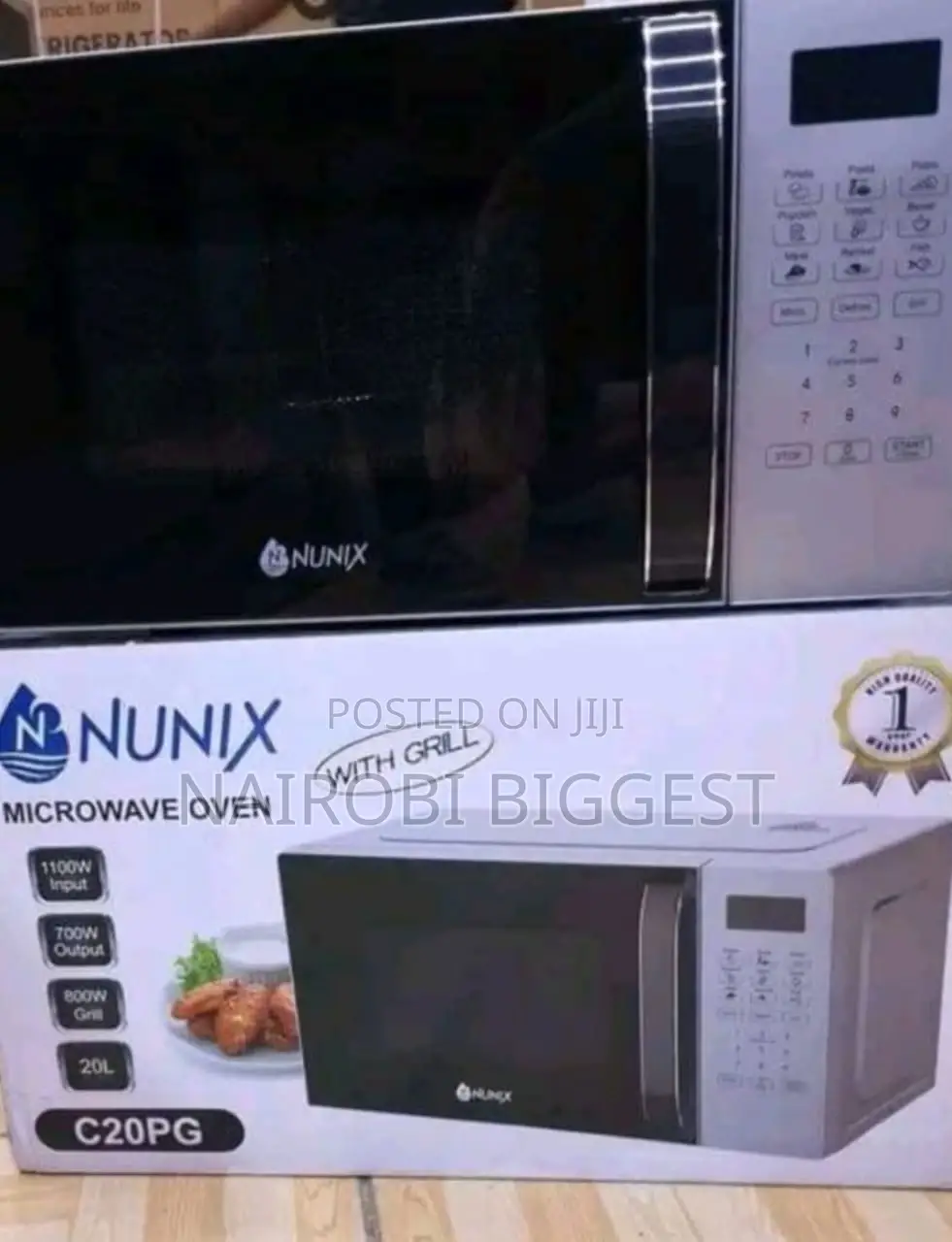 Nunix 20l Microwave Grill Digital