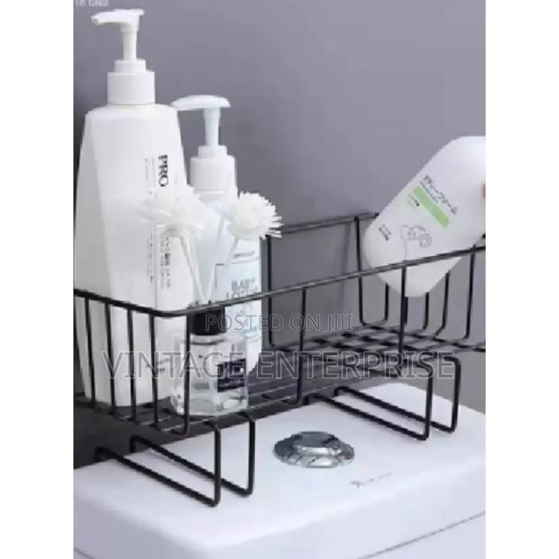 Toilet Cistern Shelf (In Black ) ••√ - main view