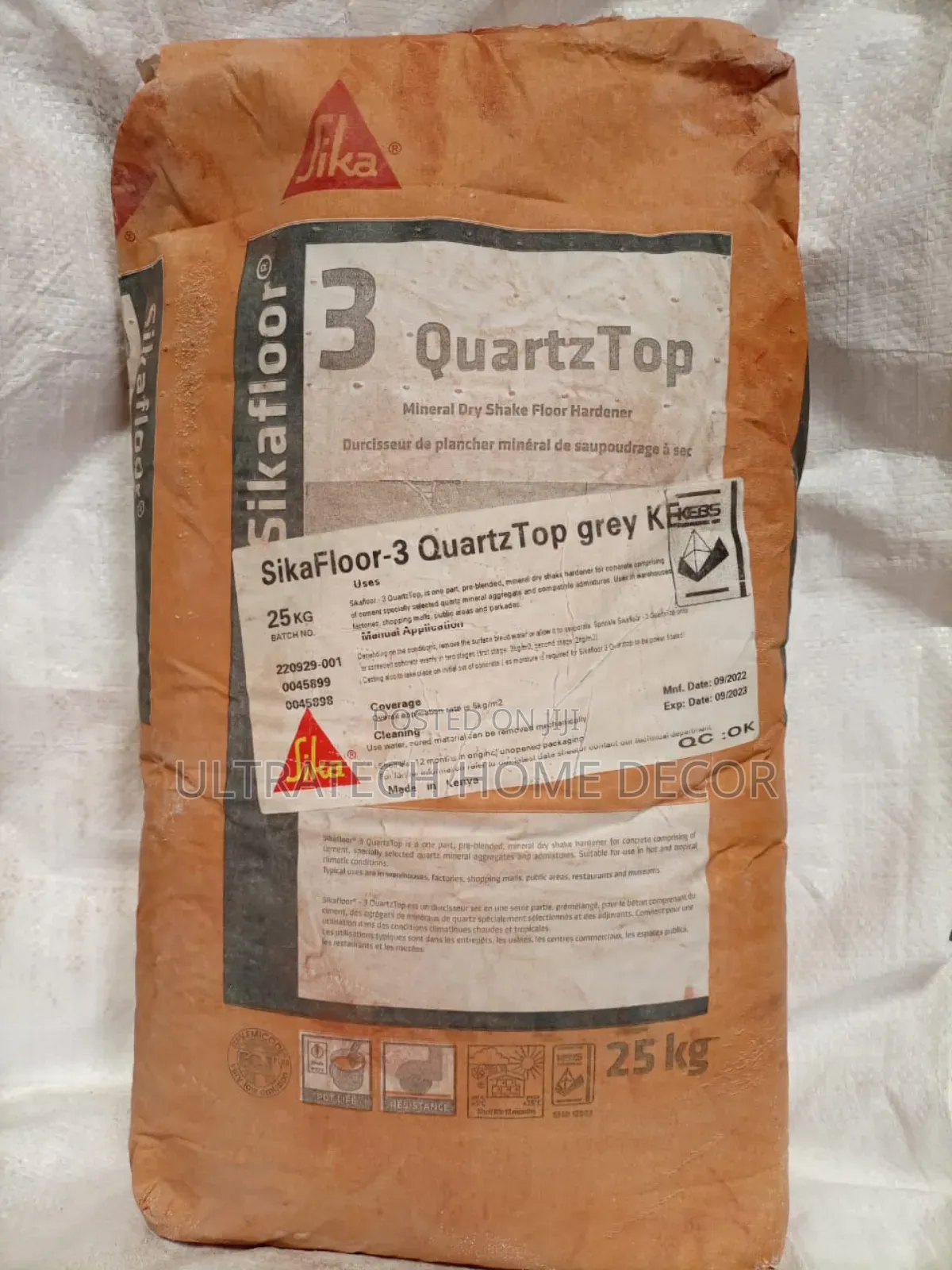 3 Quartztop,25kgs