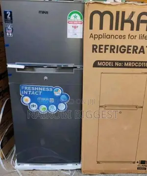 Excellent Mika 118litres Double Door Fridge