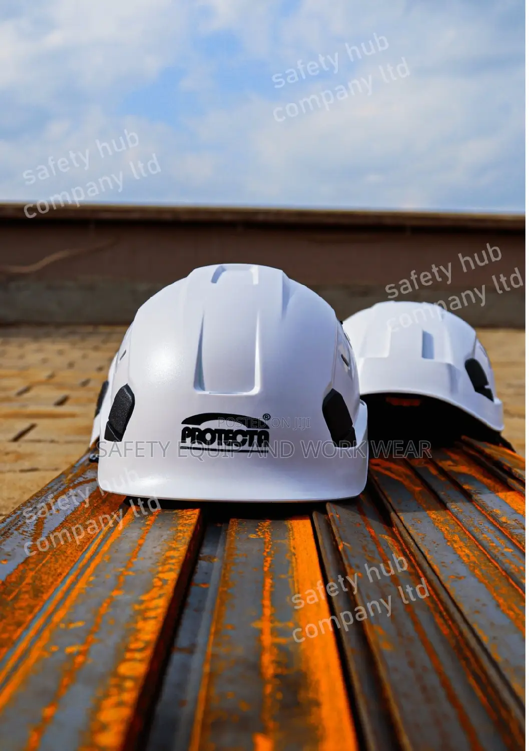 White Work At Height Helmets- Protector Brand
