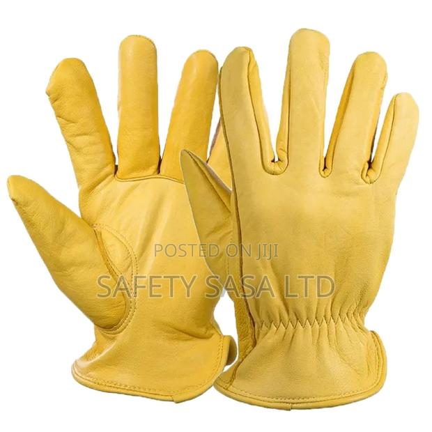 Leather Gloves Drivers /Construction /Mechanical Gloves - main view