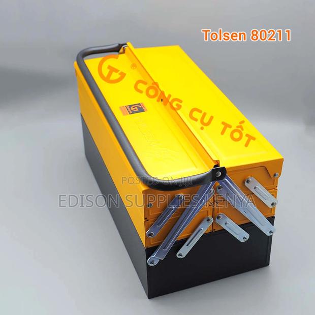 Tool Box Metallic Tolsen Metallic Tool Box Cantilever 5layer - thumbnail 4