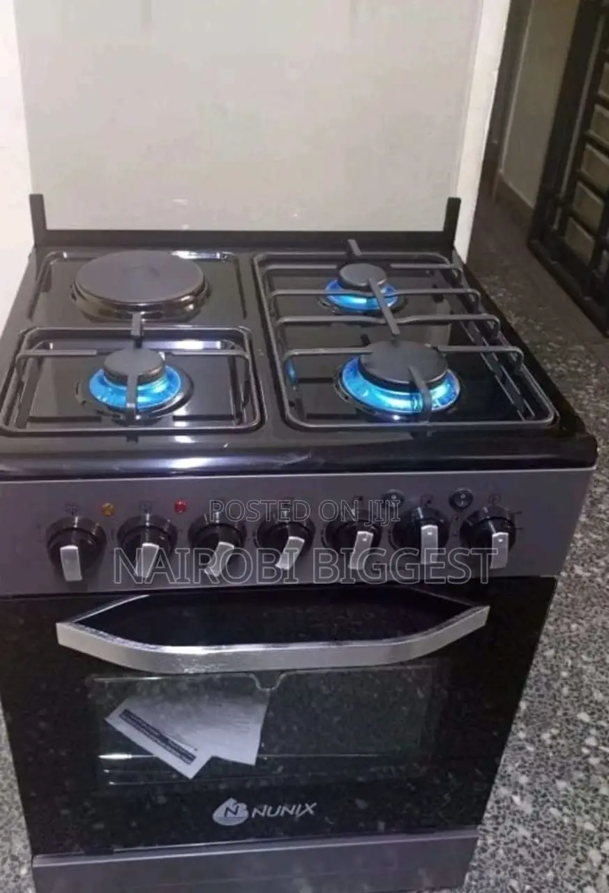 Nunix 60 By 60 Standing 3gas+1electric Cooker
