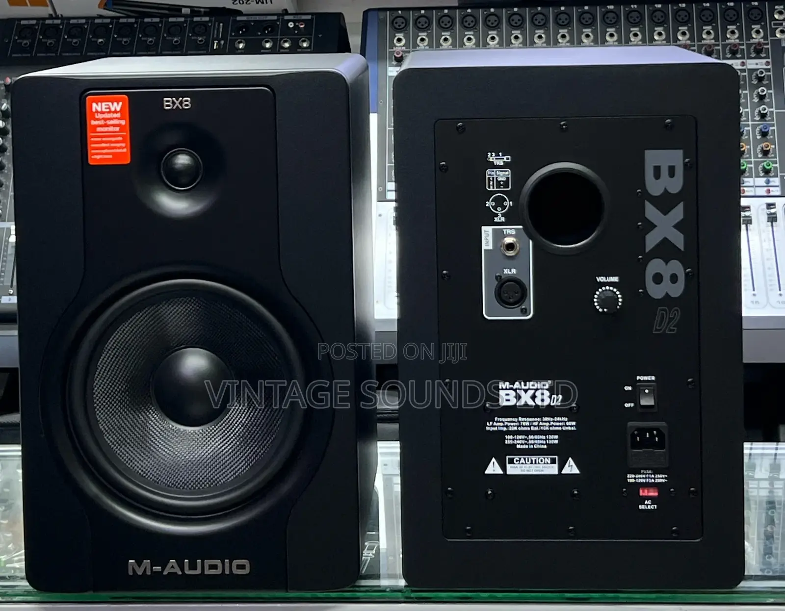 M-Audio BX8 D2 130W 8" Two-Way Active Studio Monitor