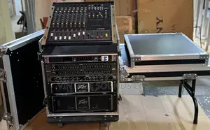 Sound Rack Case With Complete Sound Equipment