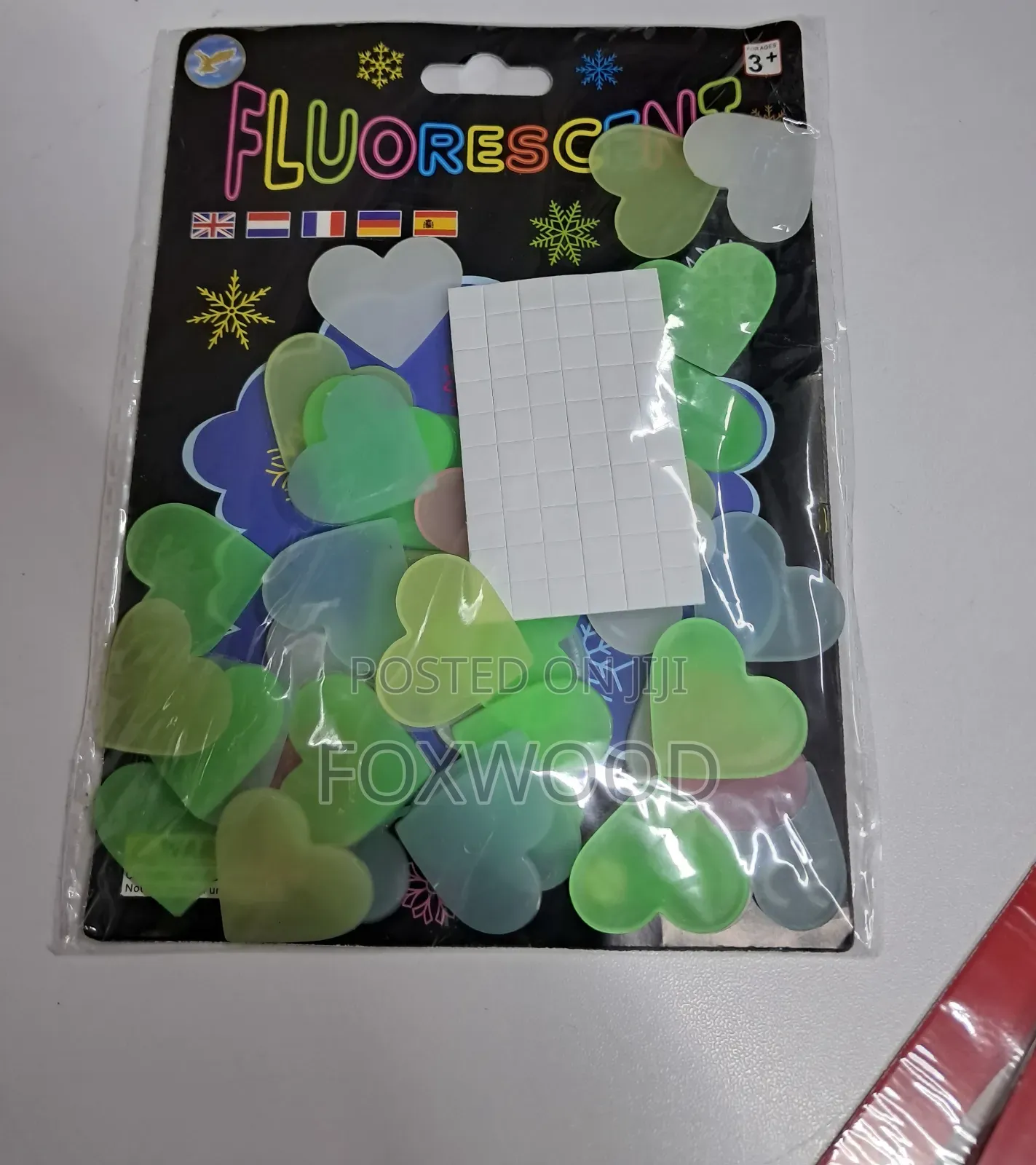 Glow in the Dark Stars Wall Stickers 3pkts