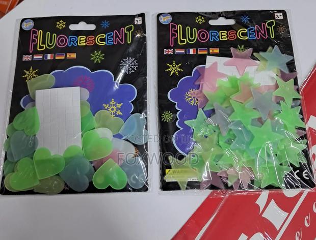 Glow in the Dark Stars Wall Stickers 3pkts - thumbnail 5