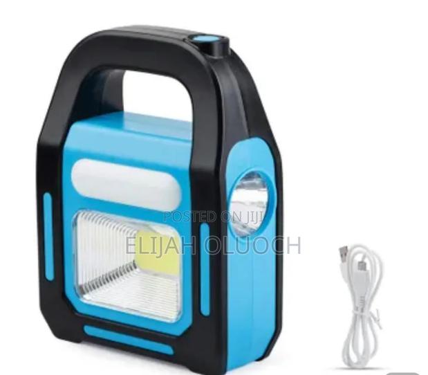 Solar and Electric Rechargeable Home and Camping Light. - thumbnail 2