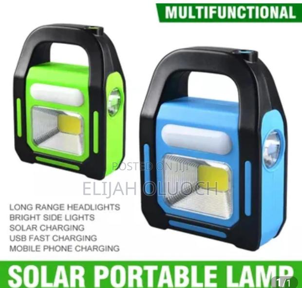Solar and Electric Rechargeable Home and Camping Light. - thumbnail 3