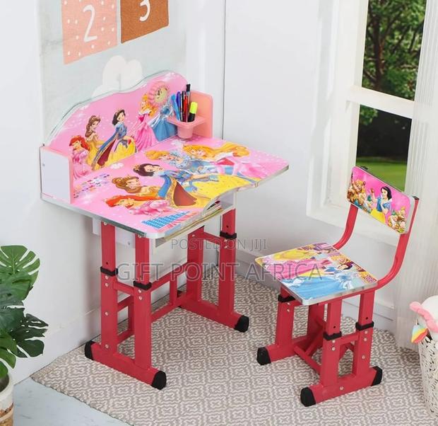 Cartoon Themed Kids Study Desk - main view