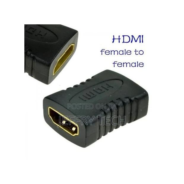 HDMI Female to HDMI Female Adapter Coupler - Black