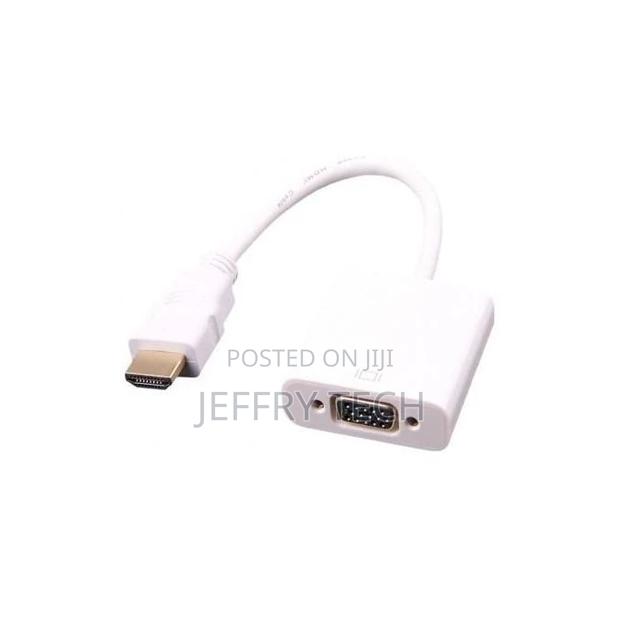 HDMI Male - VGA Female Converter Cable - White