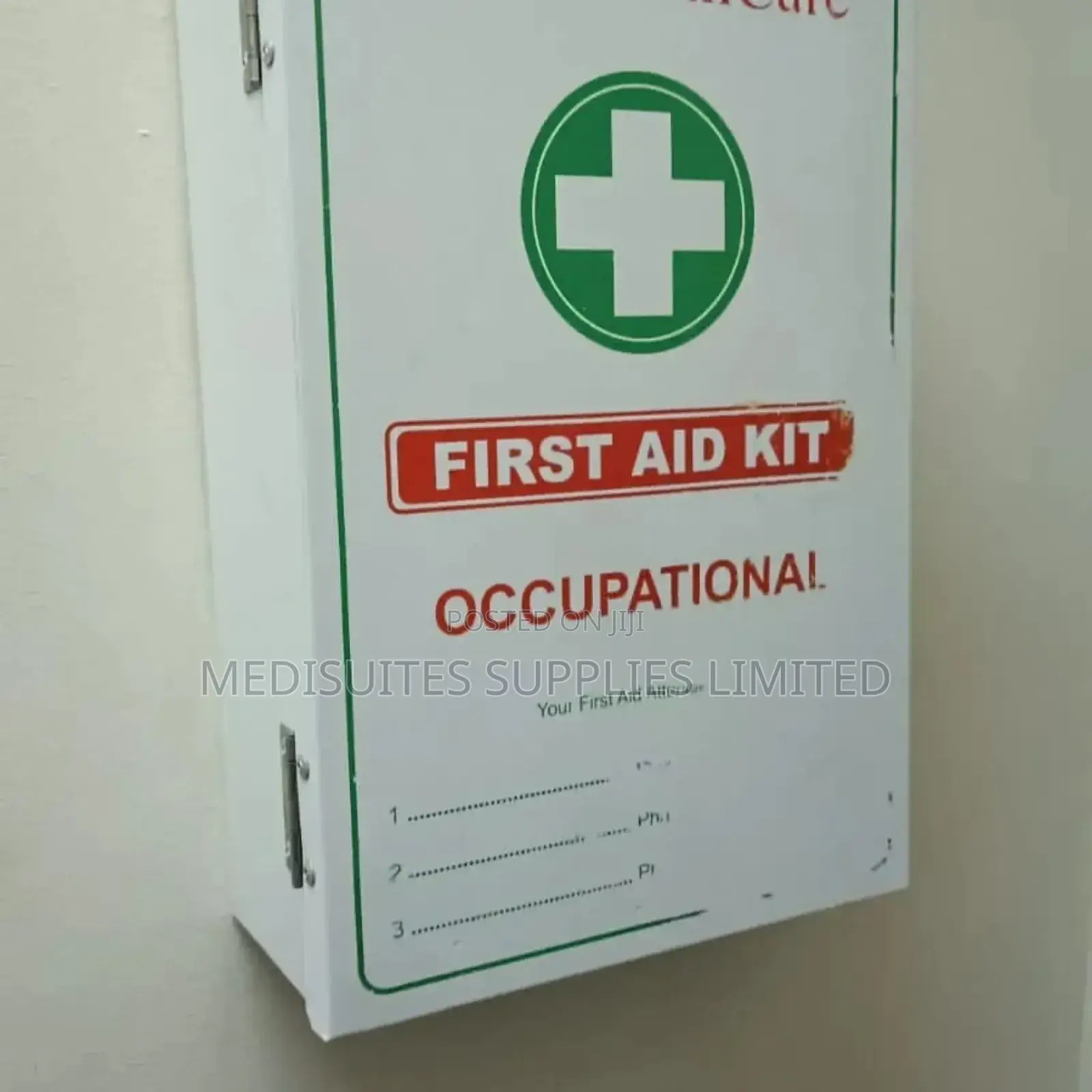 Occupational First Aid Kit.