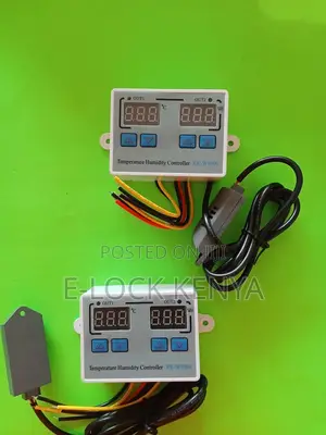 Thermostat and Hygrometer for Incubator Use