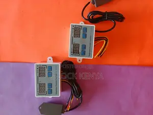 Home Thermostat With Hygrometer Device