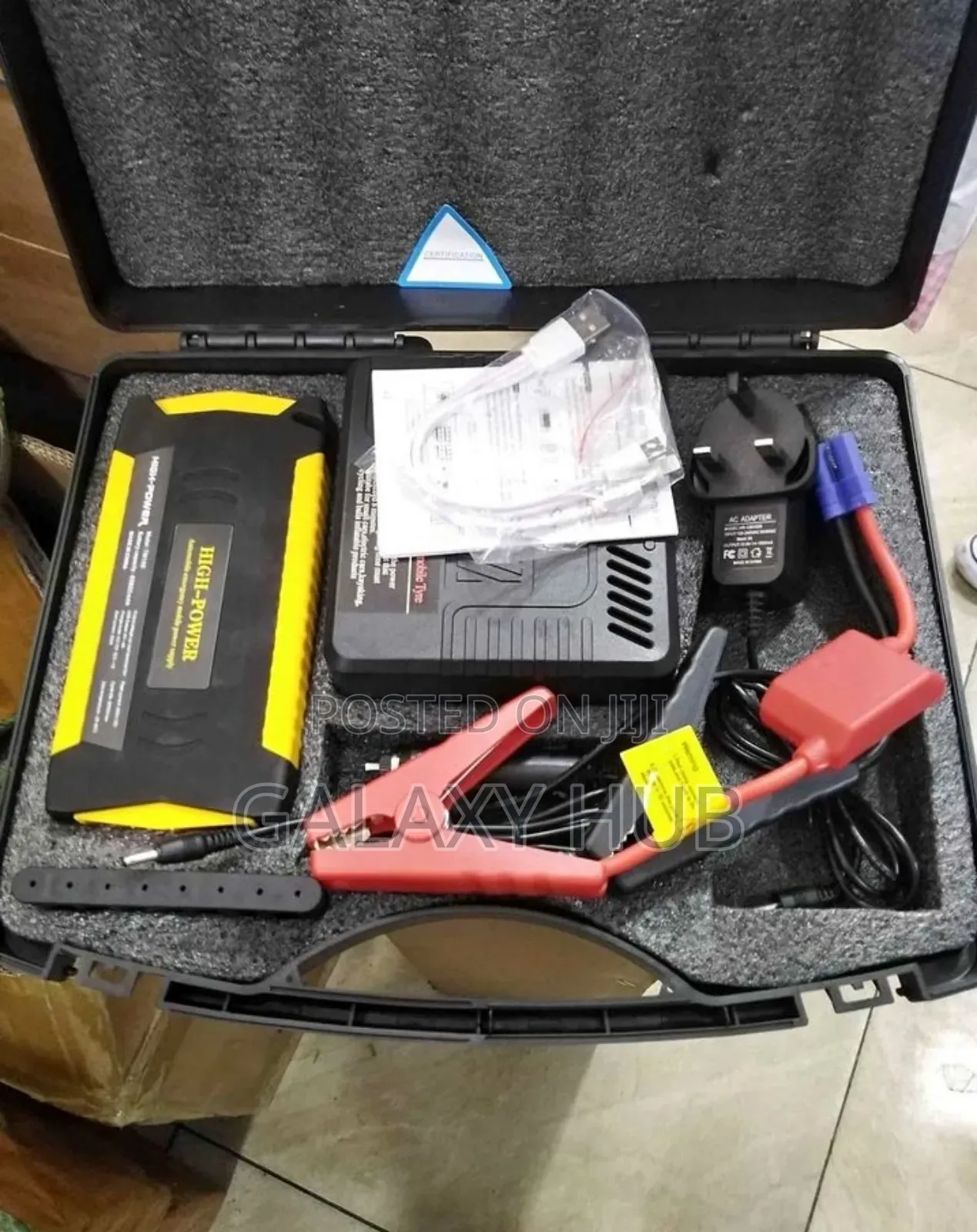 Electric Car Jump Starter With Accessories