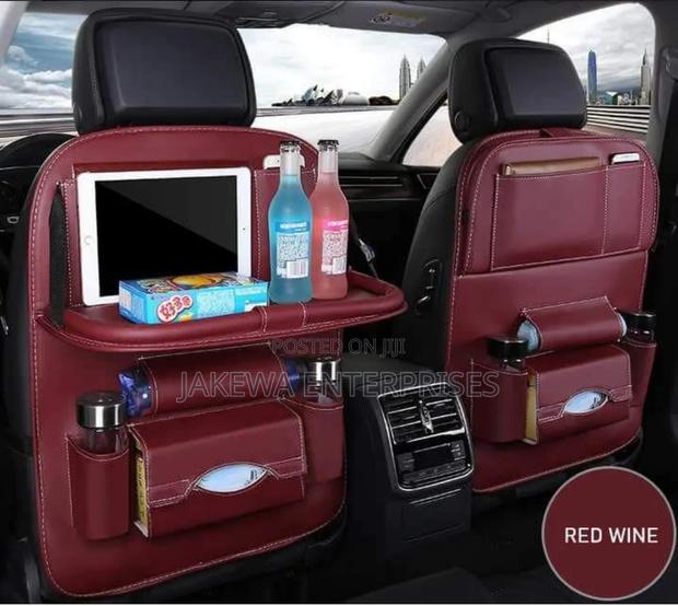 Leather Back Seat Car Organizer - thumbnail 2