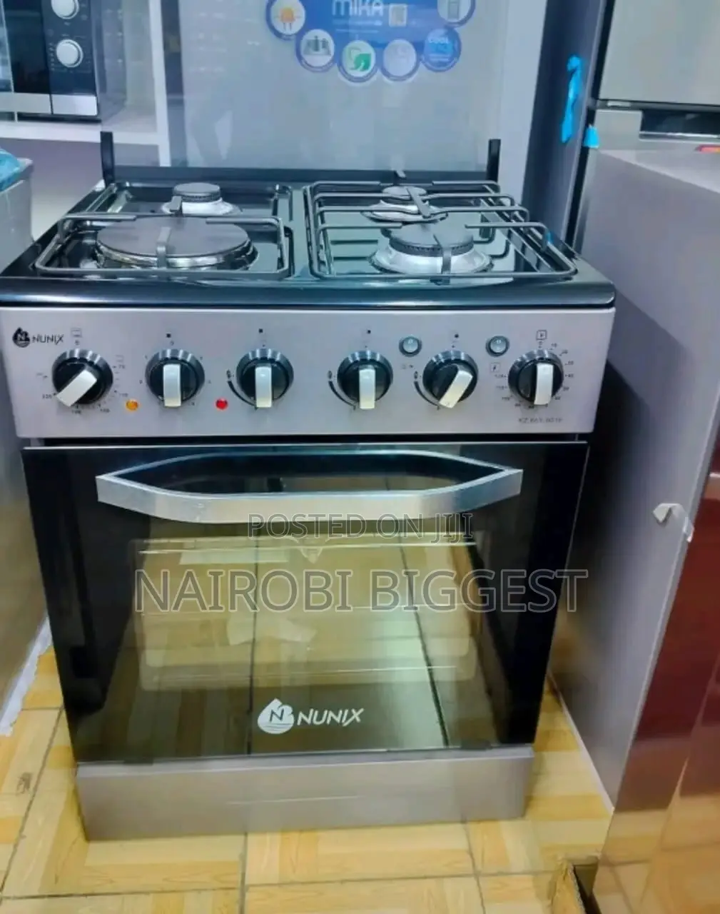 Nunix 60 By 60 Standing 3+1 Cooker