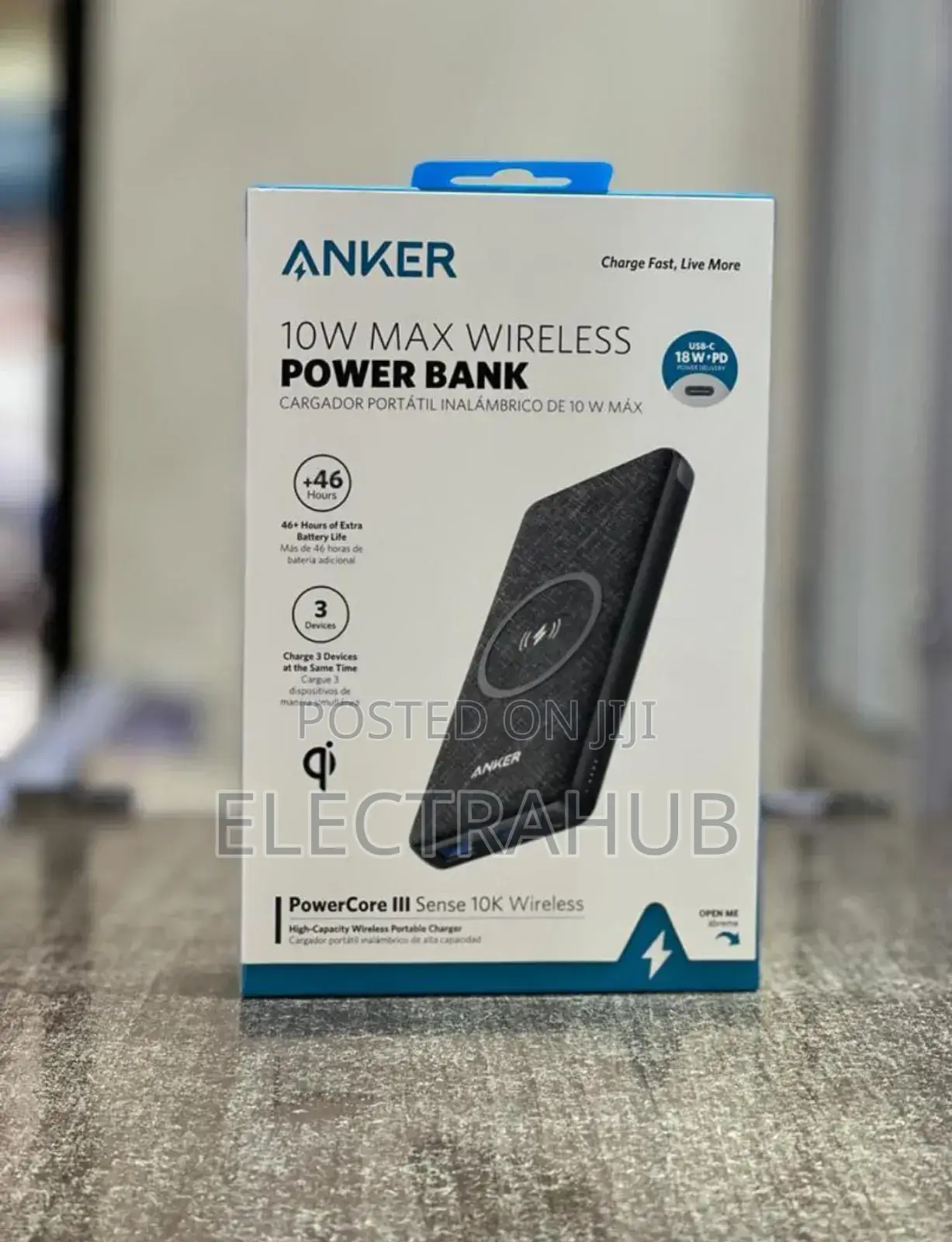 Anker Power Core Iii Sense Wireless Powerbank New Sealed