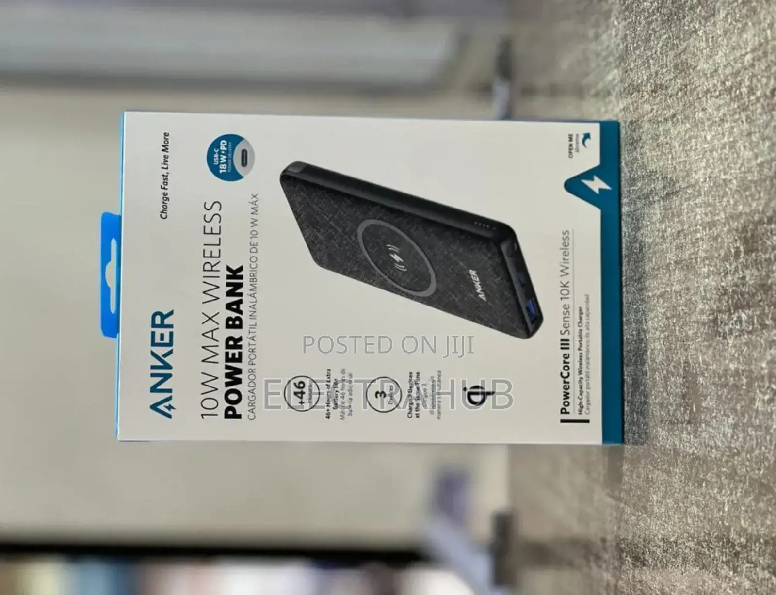 Anker Power Core Iii Sense Wireless Powerbank New Sealed
