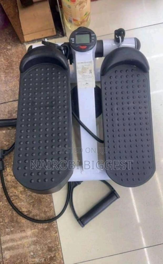 Mini Stepper With Resistance Bands - main view