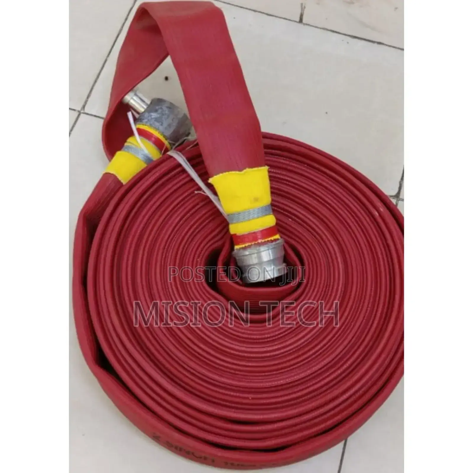 "Durable Red Rubber Lined Delivery Hose (2.5mm 30m)"