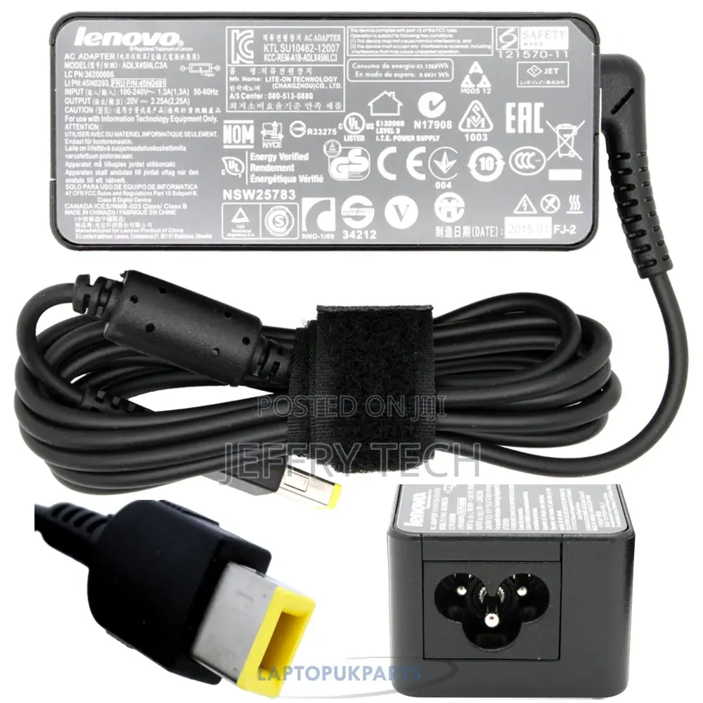 20V 2.25A 45W ORIGINAL Laptop Charger for Lenovo Thinkpad AD