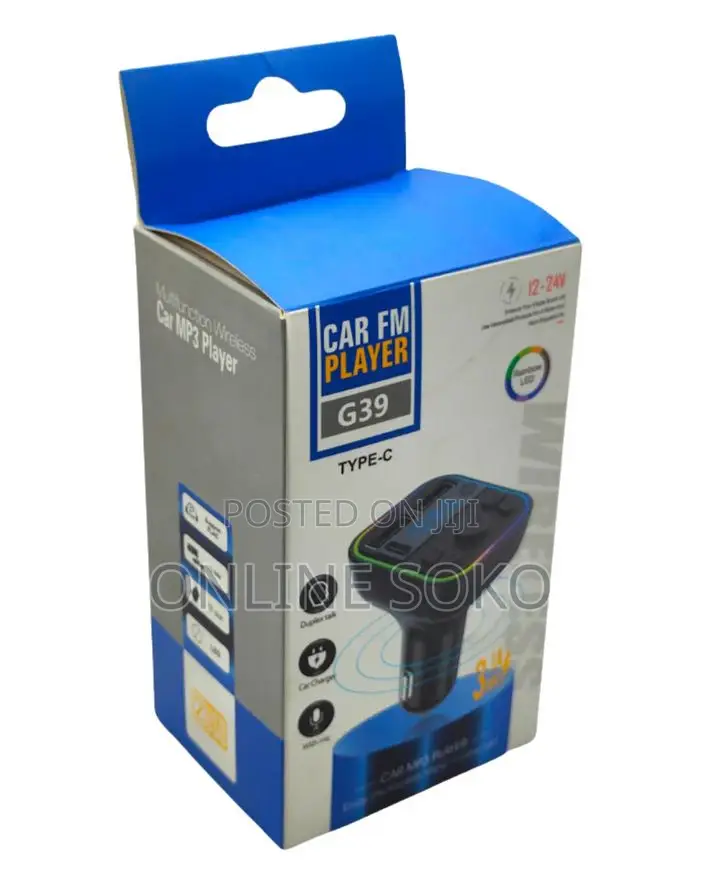 Multifunctional Car FM Player MP3 Bluetooth Modulator (G39)