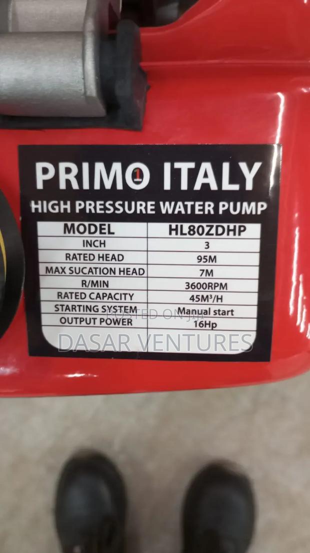 High Pressure Water Pump 3" - thumbnail 3