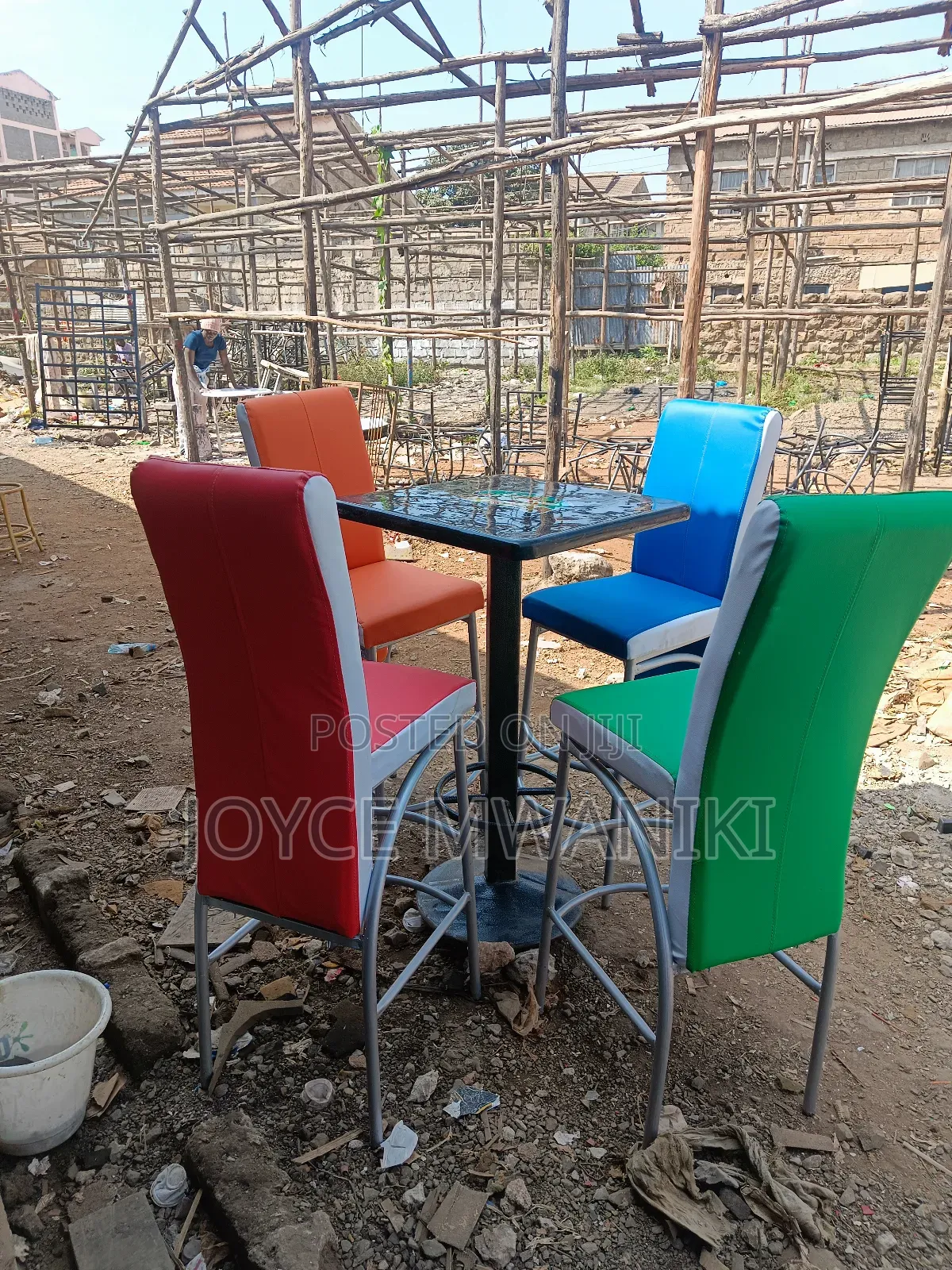 High Bar Chairs Executive Set.