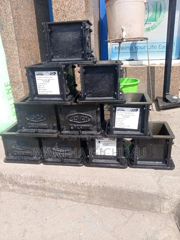 Cast Iron Concrete Testing Cube Moulds - main view