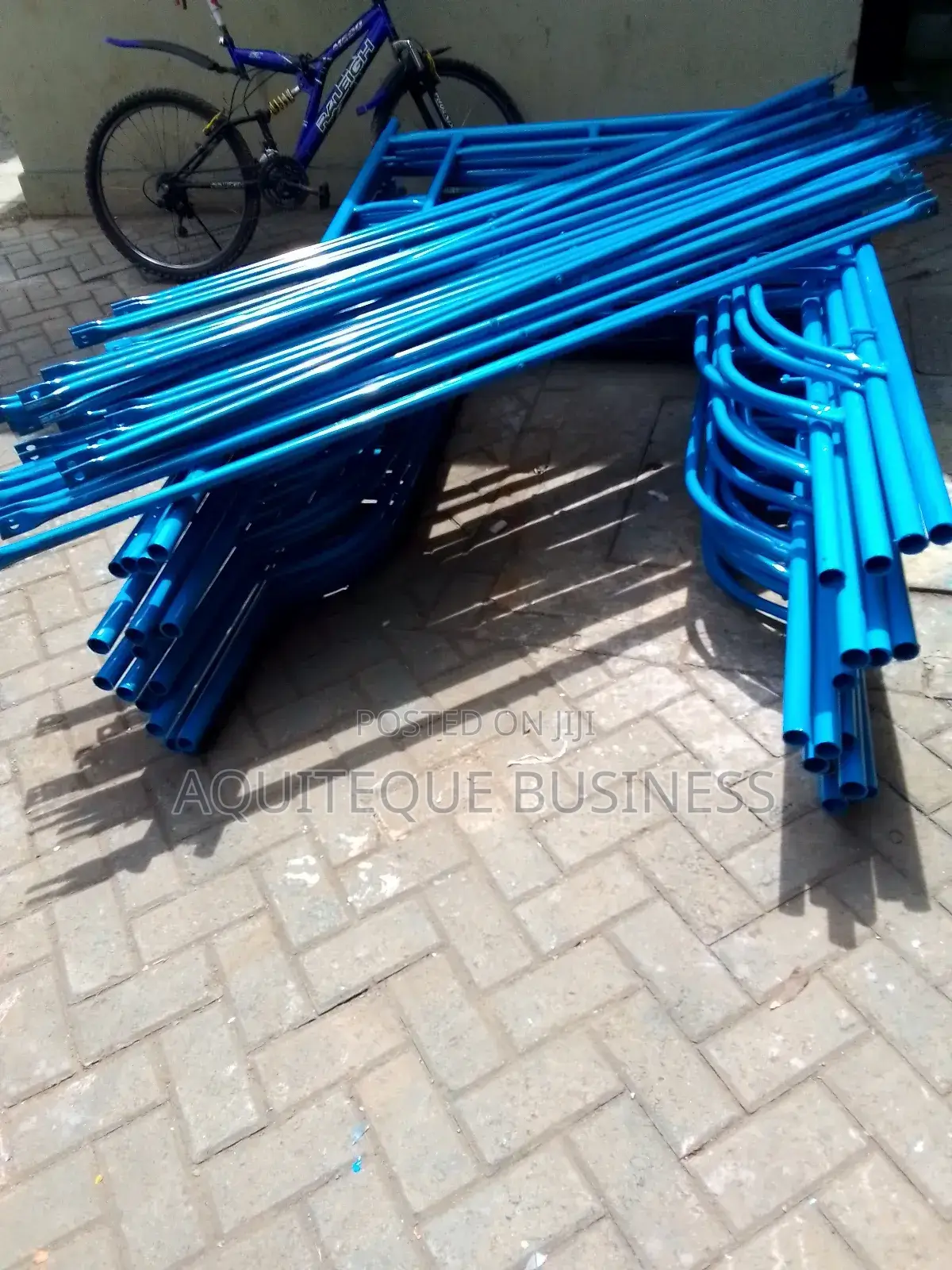 Building Scaffolding Ladder