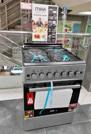 Mika Standing Cooker 50 By 60 3gas +1 Electric Standing Cooker