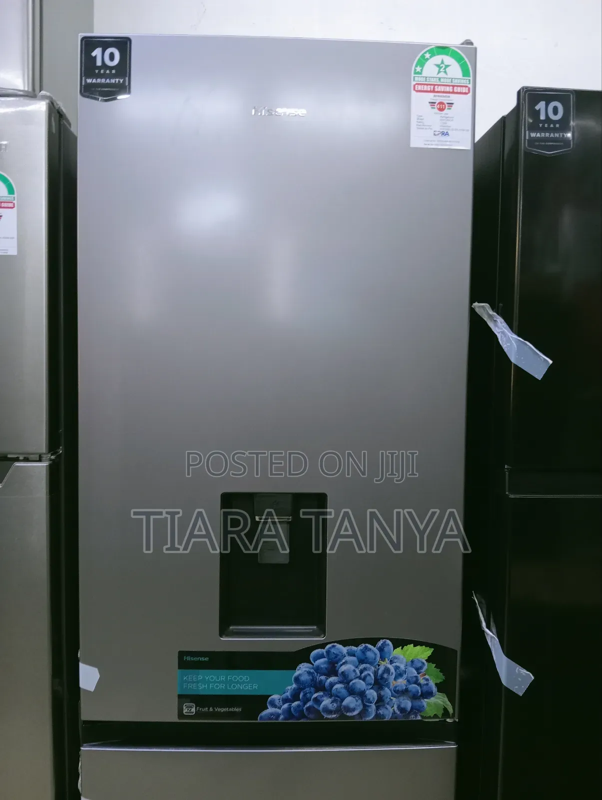 Hisense 286L Combi Defrost Fridge With Water Dispenser