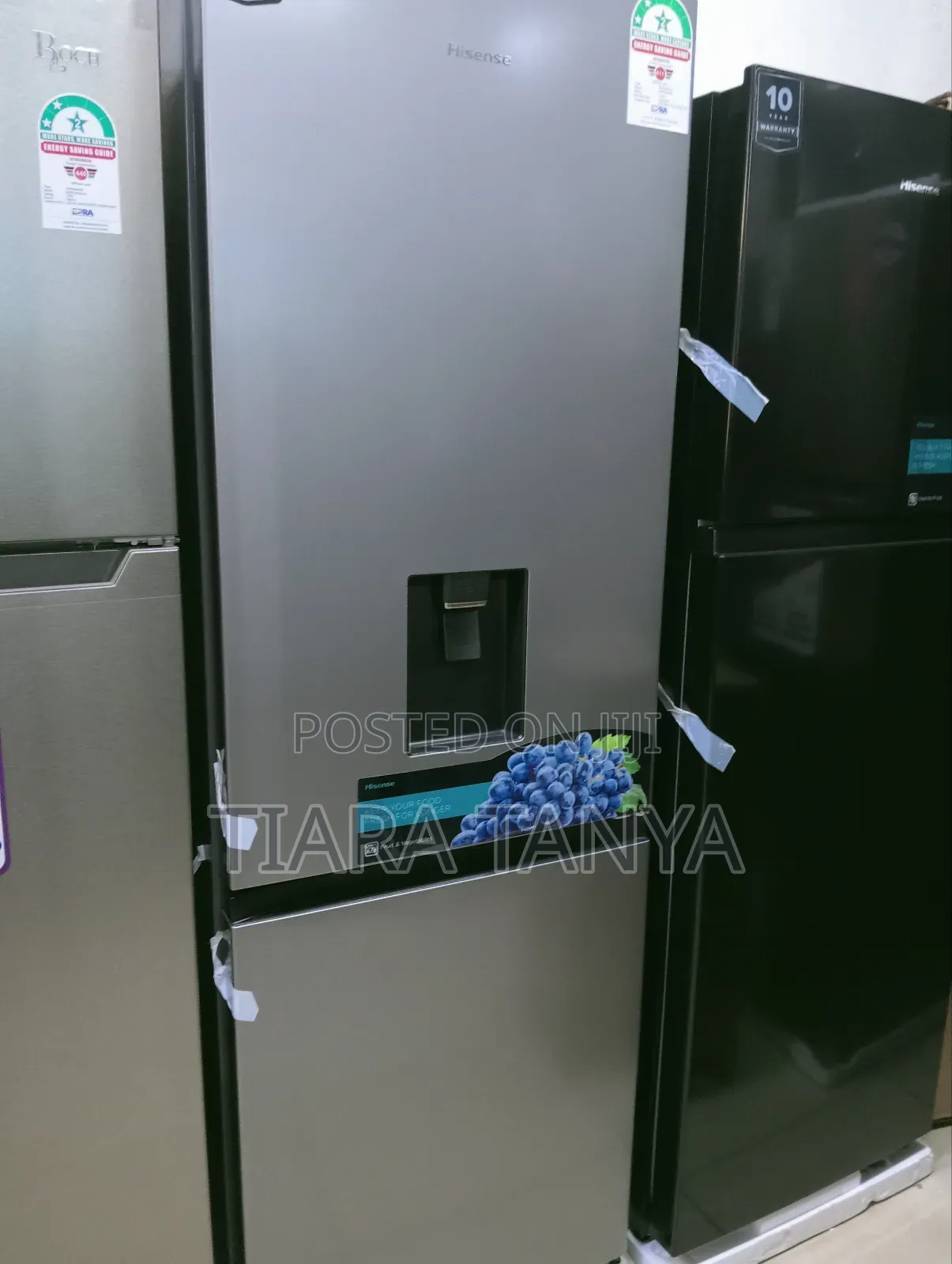 Hisense 286L Combi Defrost Fridge With Water Dispenser