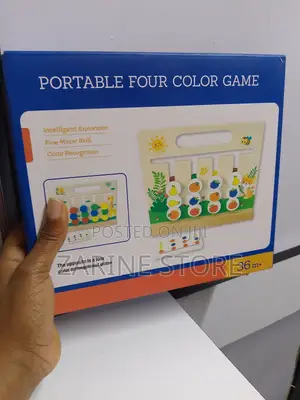 Portable Four Color Game for Arrangements