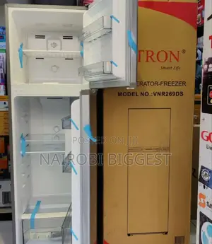 Vitron 269litres Fridge No Frost Double Door Refrigerator