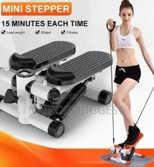Mini Stepper With Resistance Bands