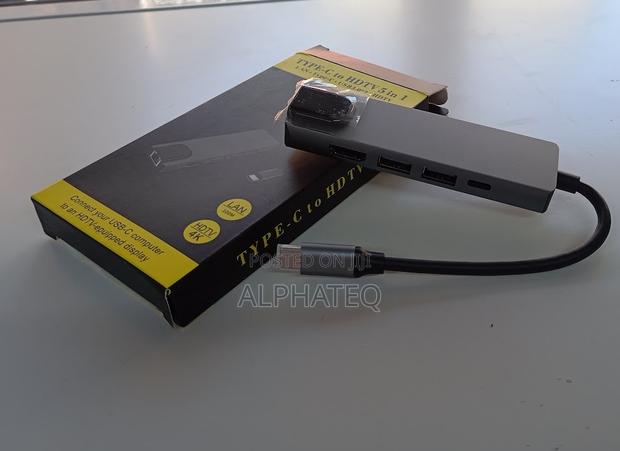 Multiport Usb Type C Hub: Usb-C 5 in 1 Port Usb Hub/Adapter*